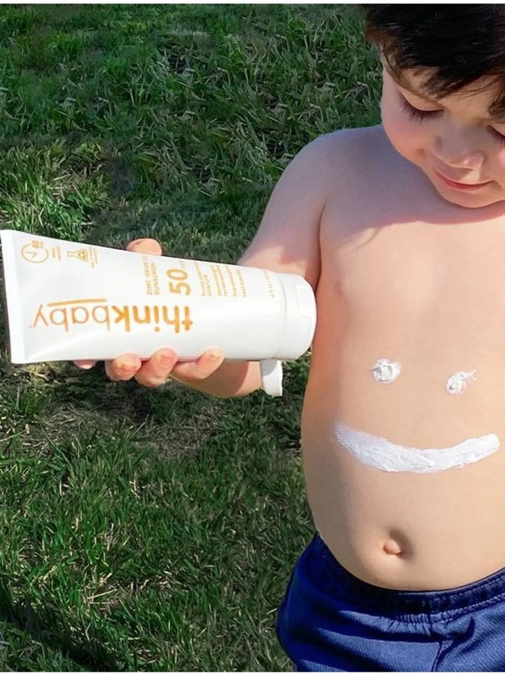 Thinkbaby Mineral Sunscreen with Non-Nano Zinc Oxide UVA/UVB Protection SPF 50